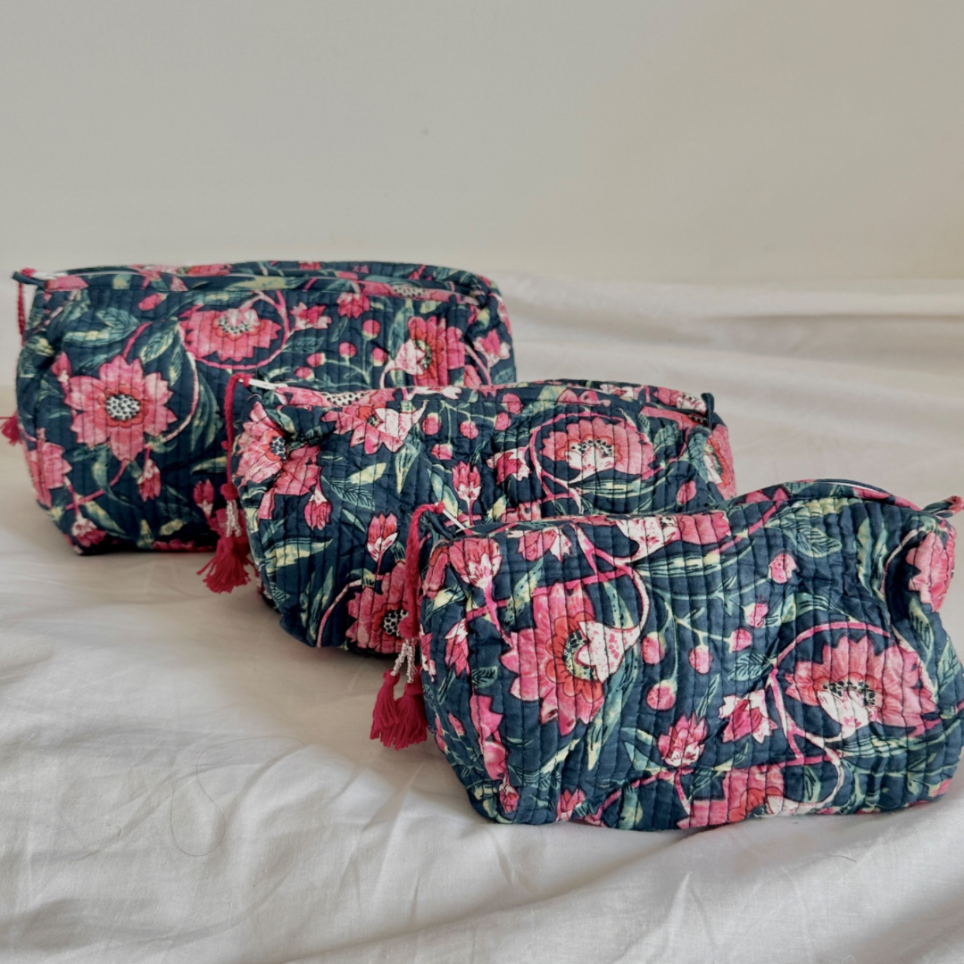Flower travel bag