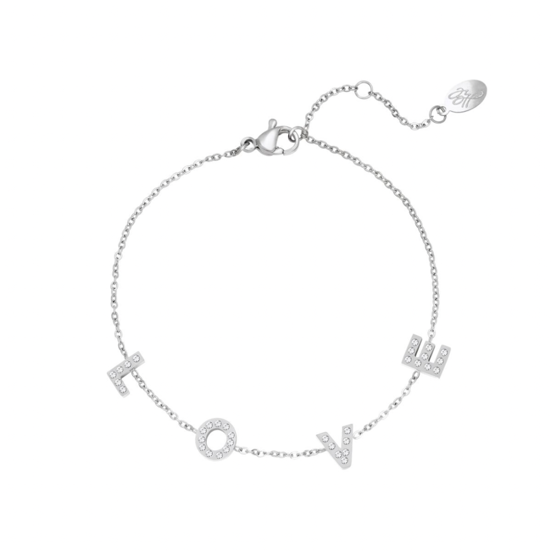 Bling bling love - armband