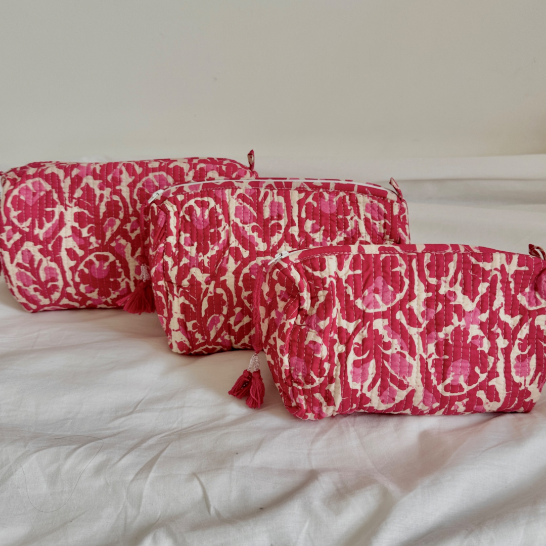 Flower travel bag