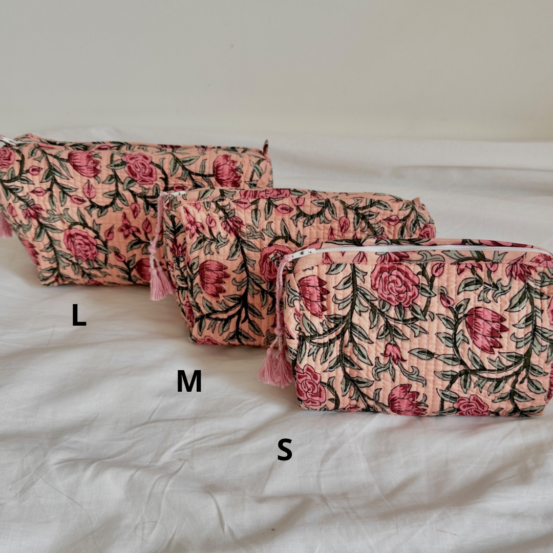 Flower travel bag