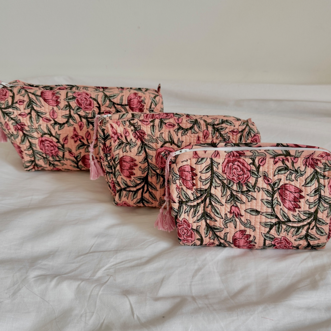 Flower travel bag