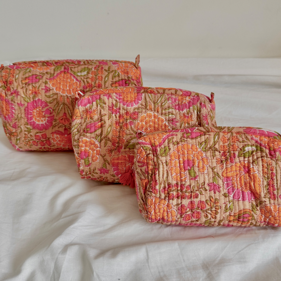 Flower travel bag