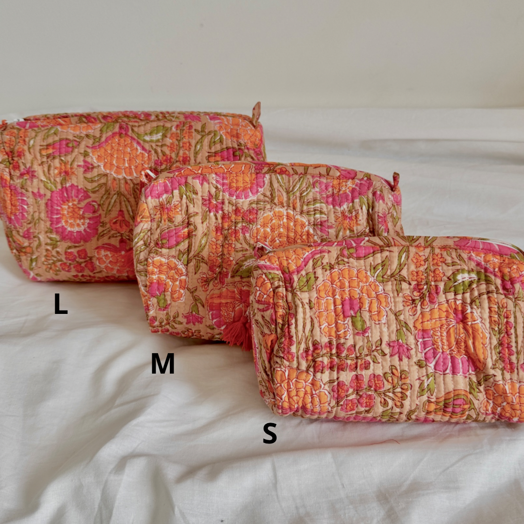 Flower travel bag