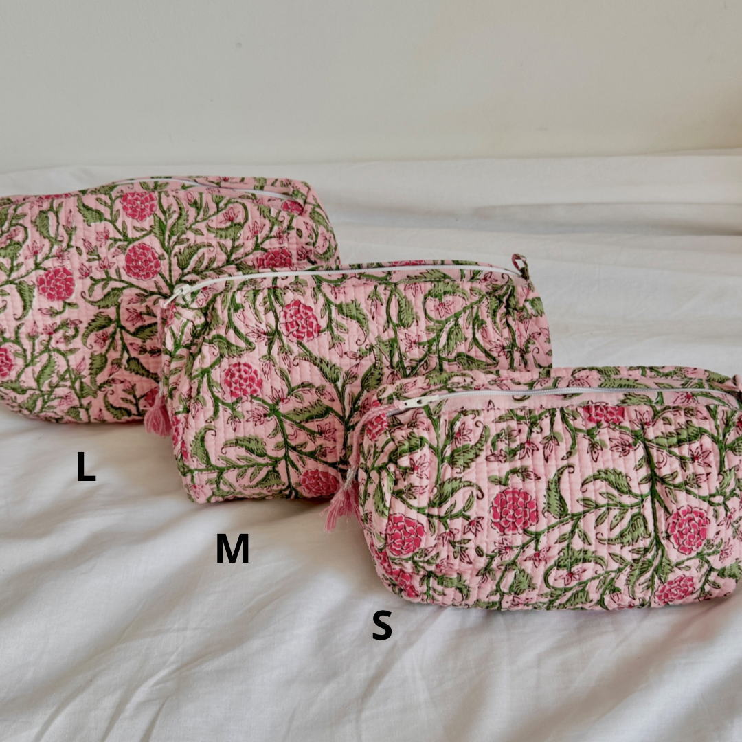 Flower travel bag