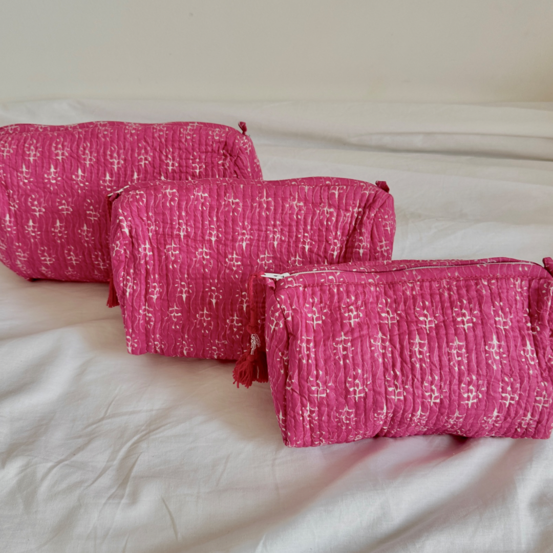 Flower travel bag