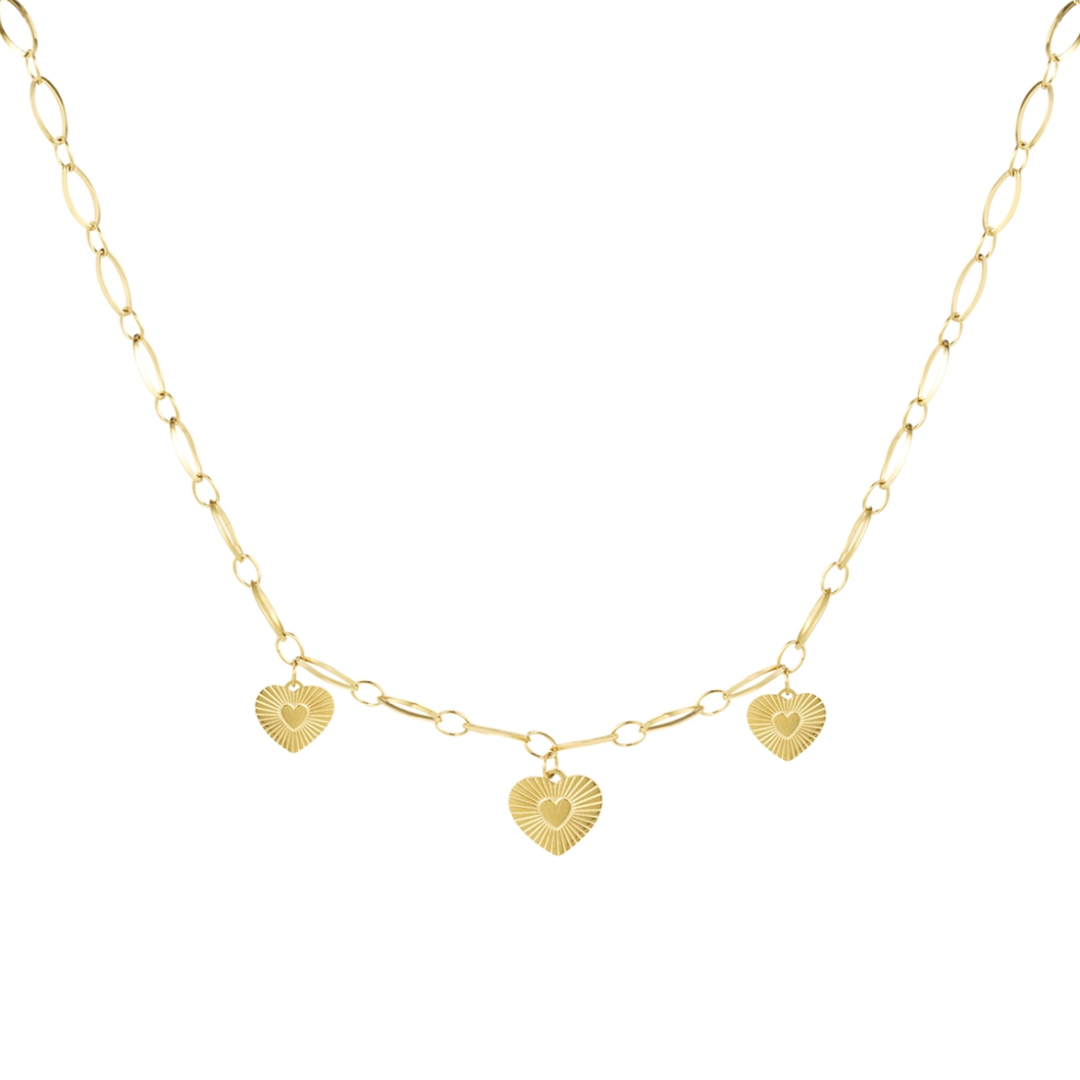 Triple heart - ketting