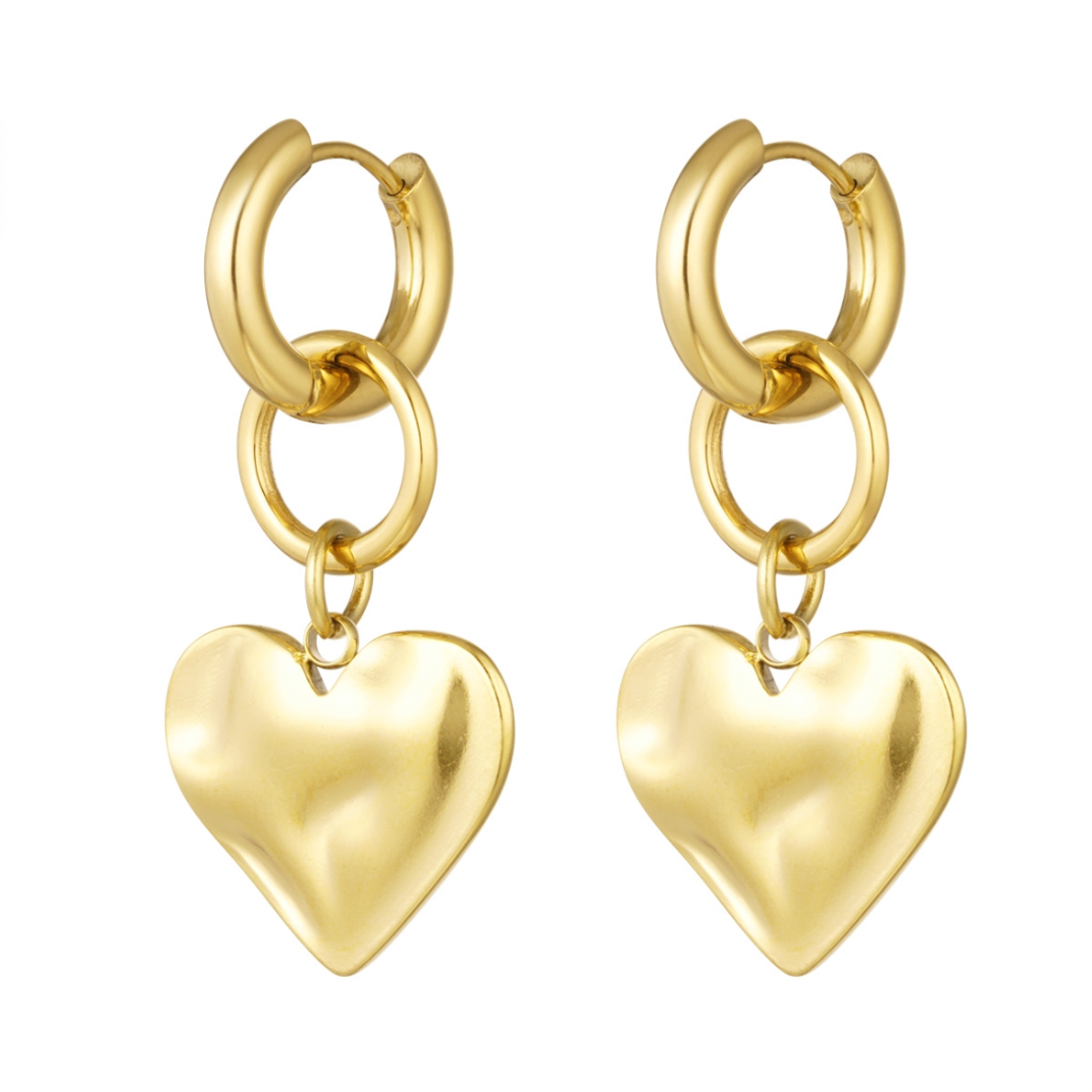 Forever heart - oorbellen