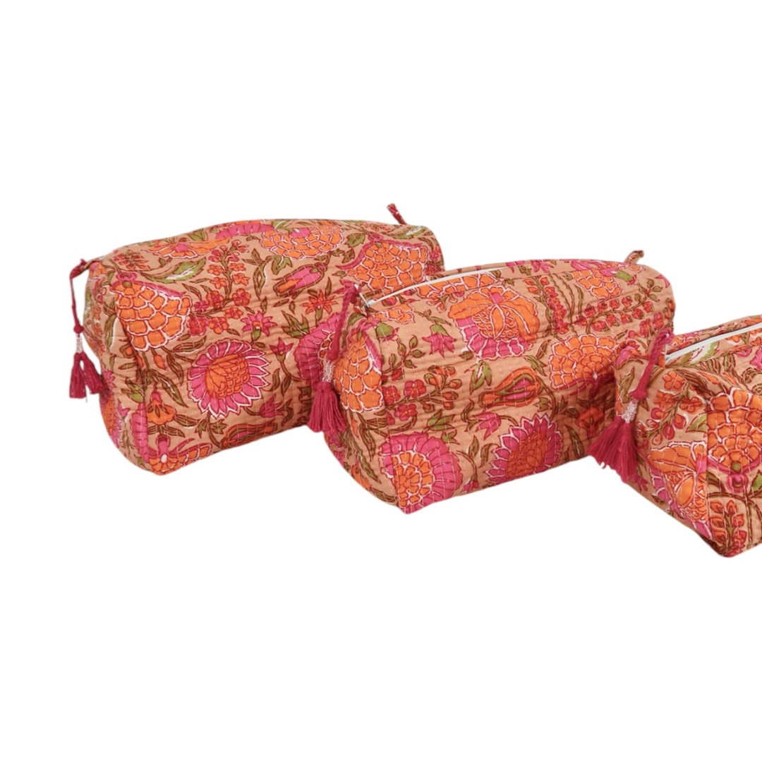 Flower travel bag