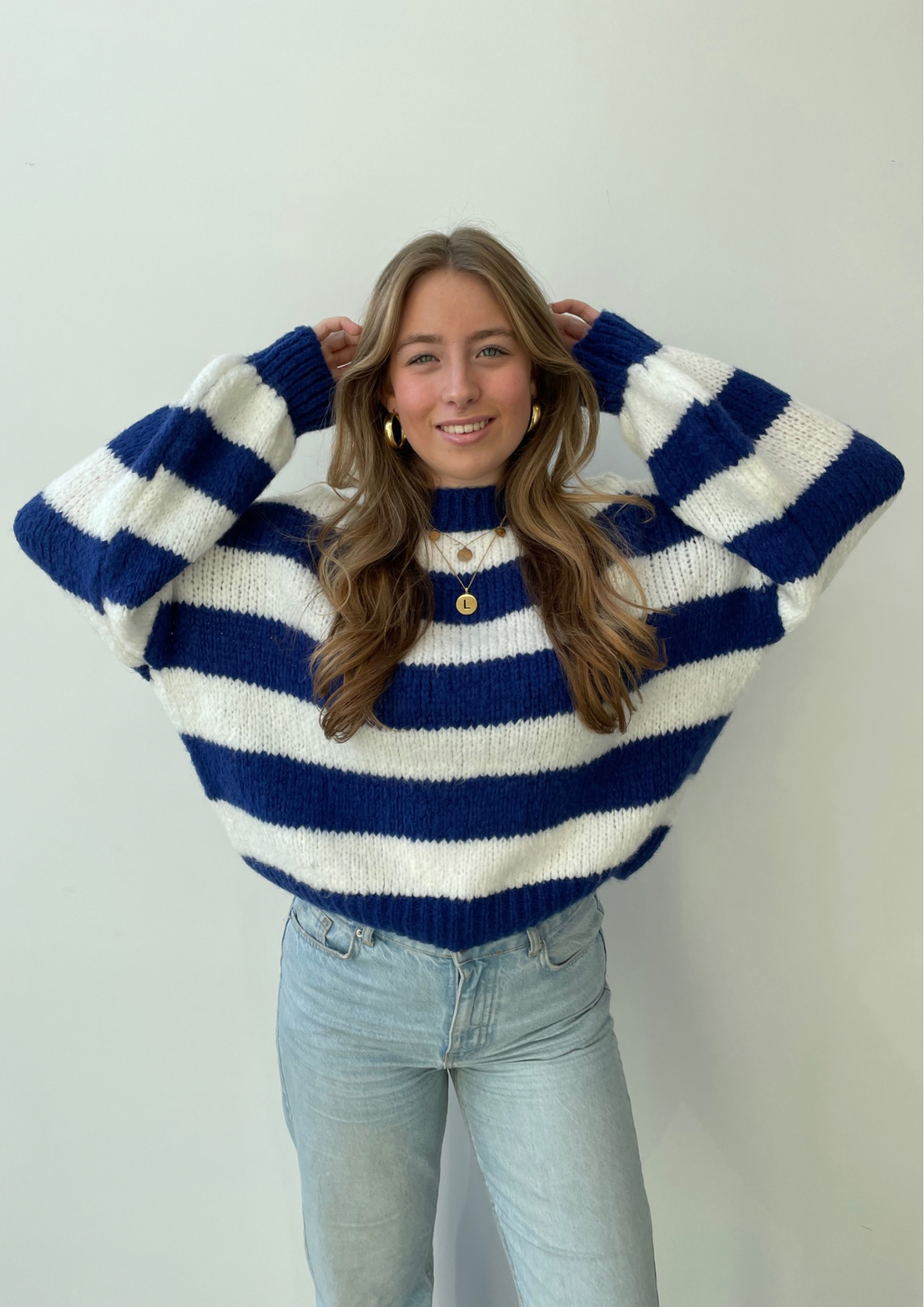 Cozy knit ★ sweater striped