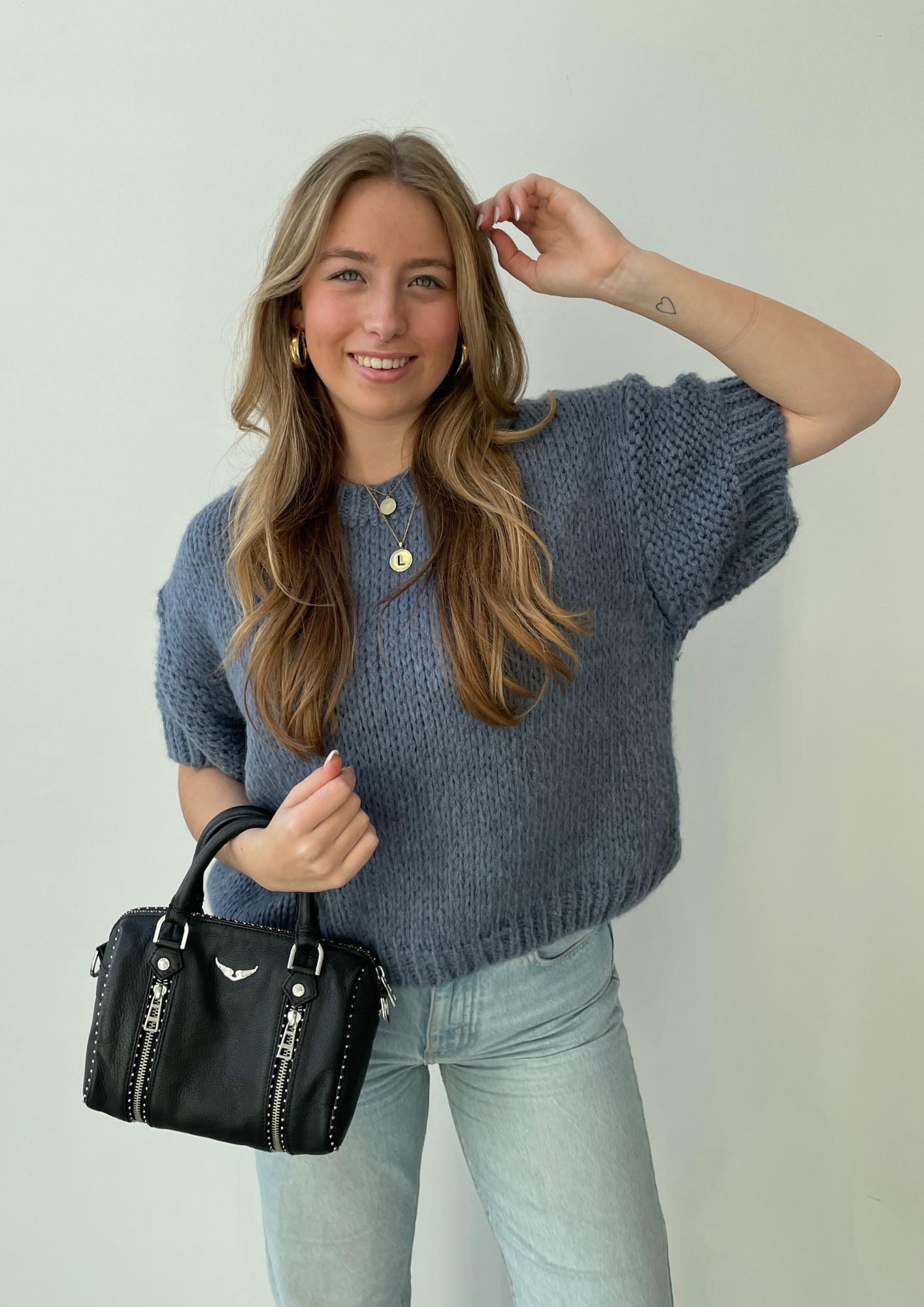 Knit ★ denim blue