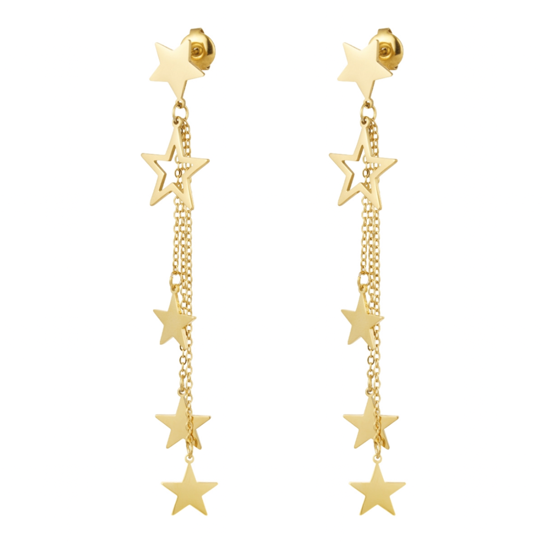 Falling stars - oorbellen