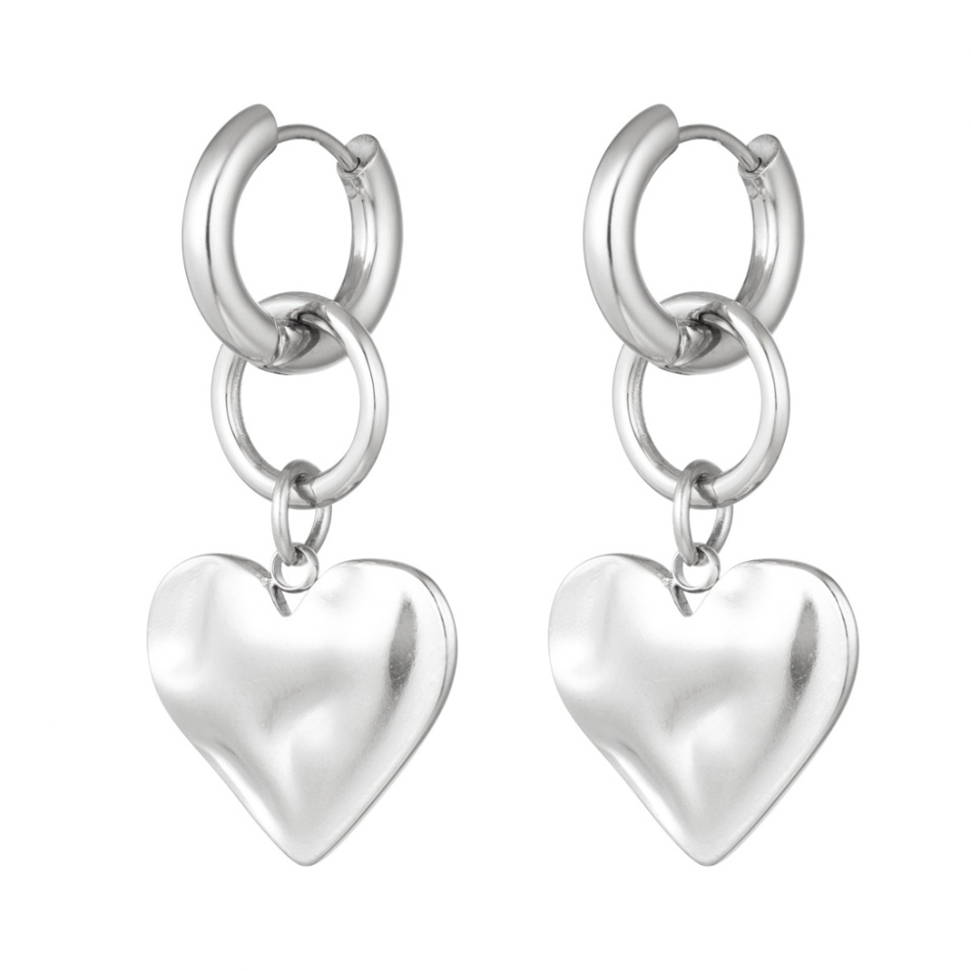 Forever heart - oorbellen