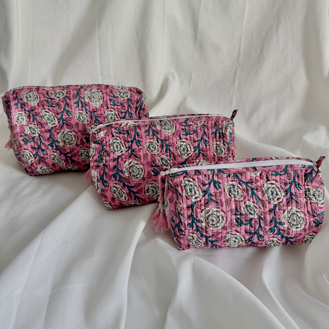 Flower travel bag