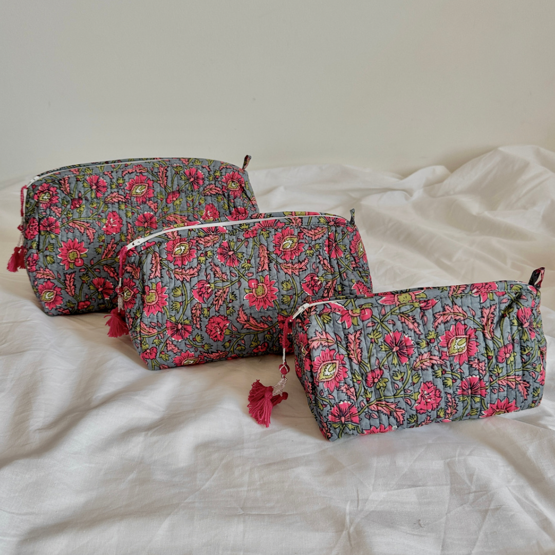 Flower travel bag