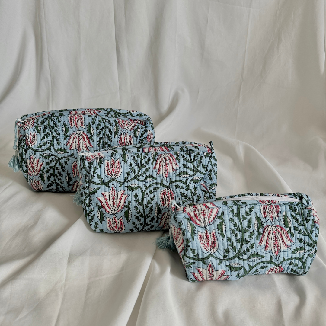 Flower travel bag