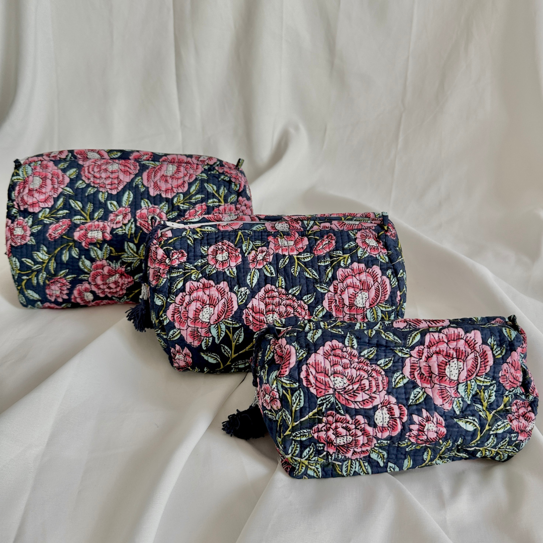Flower travel bag
