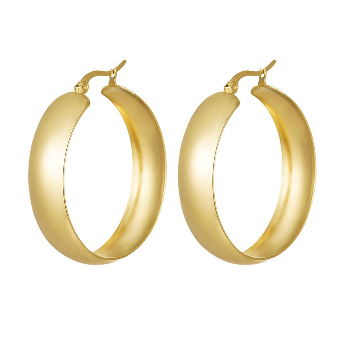 Chunky hoops - oorbellen