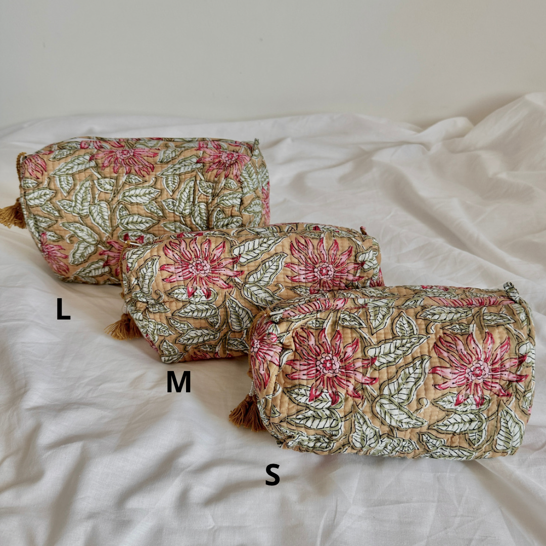 Flower travel bag