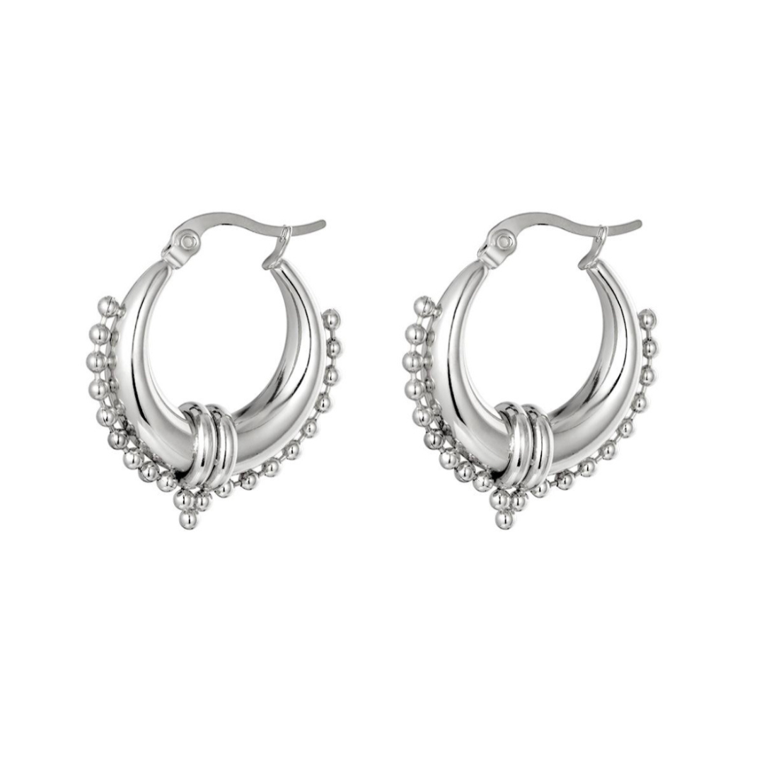 Bali hoops - oorbellen