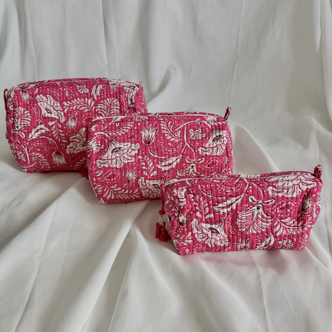 Flower travel bag