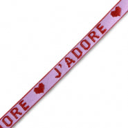 Pink j'adore - lint armbandje