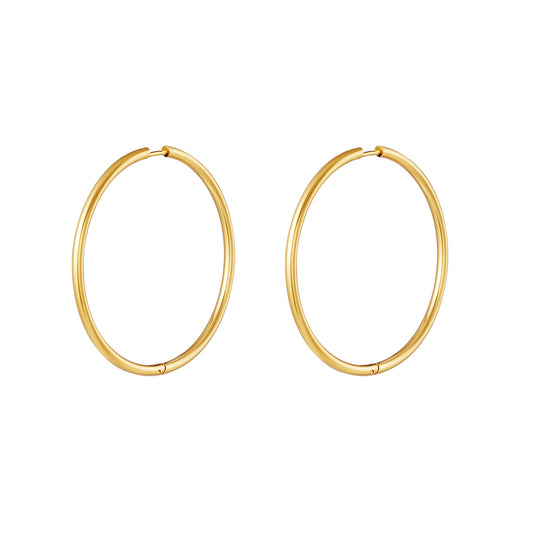 Perfect hoops - oorbellen