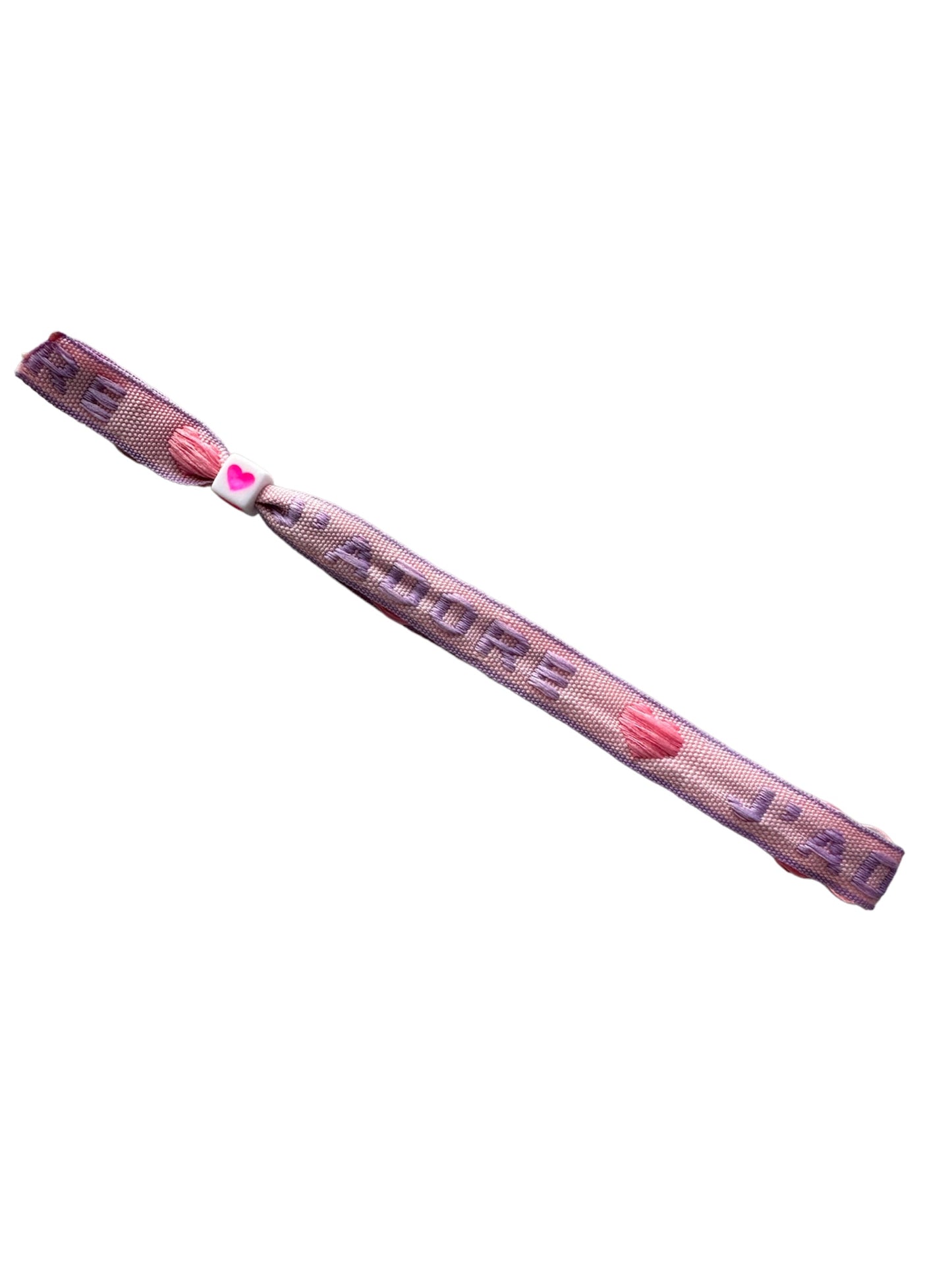 J’adore pink - lint armbandje