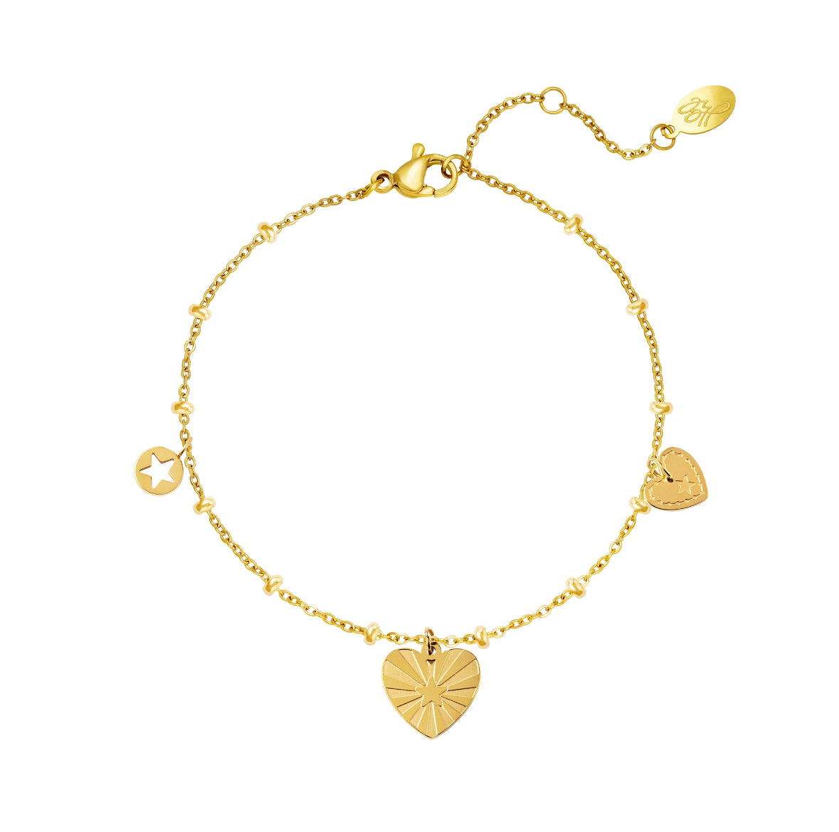 Heart rock - armband