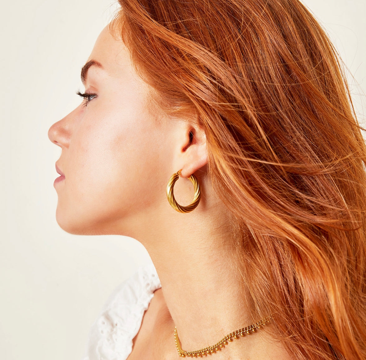 Twisted hoops - oorbellen