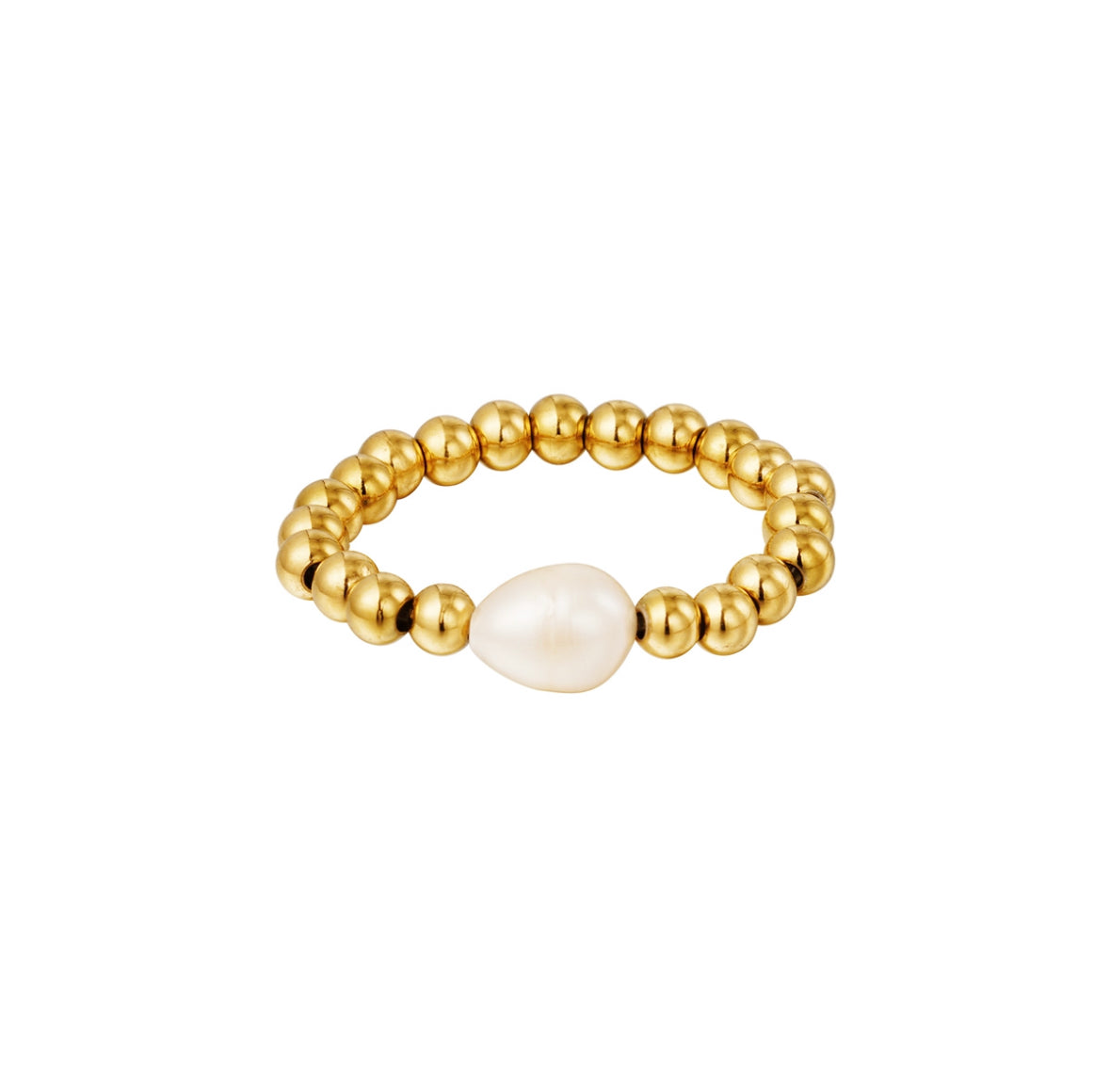 Gold parel - ring