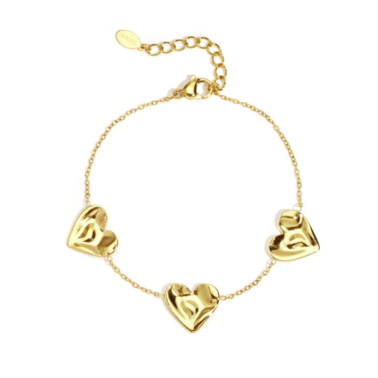 Heart charm - armband