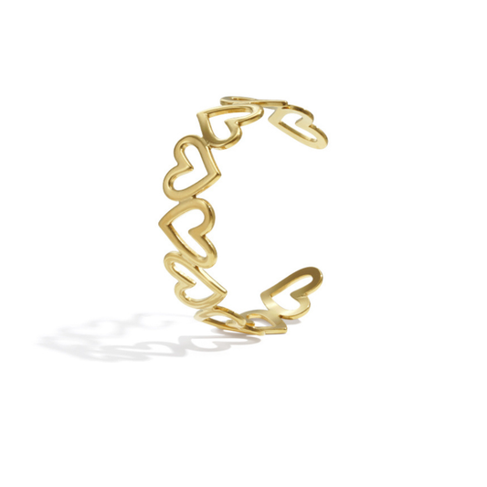 Heart bangle- armband