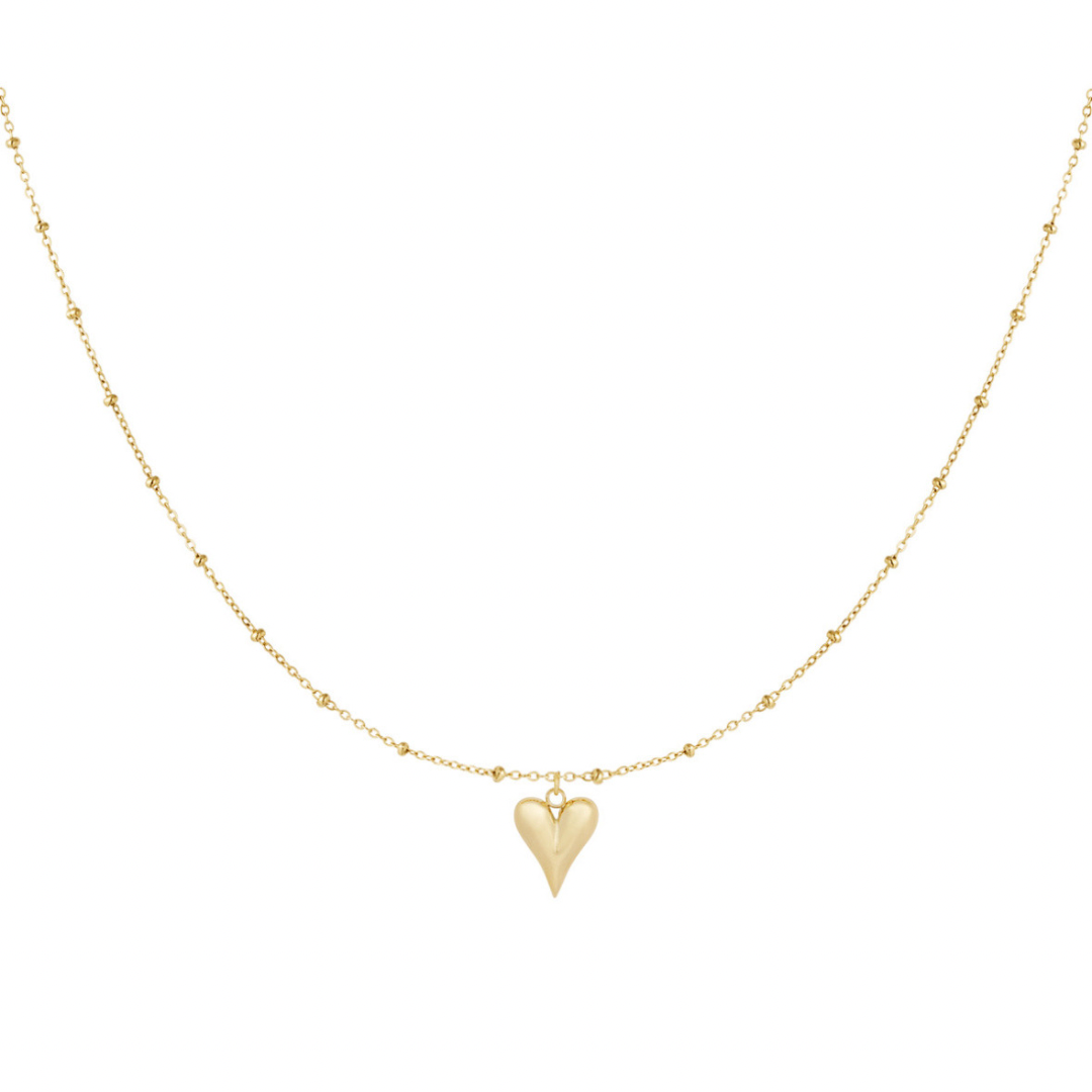 Dotted heart - ketting