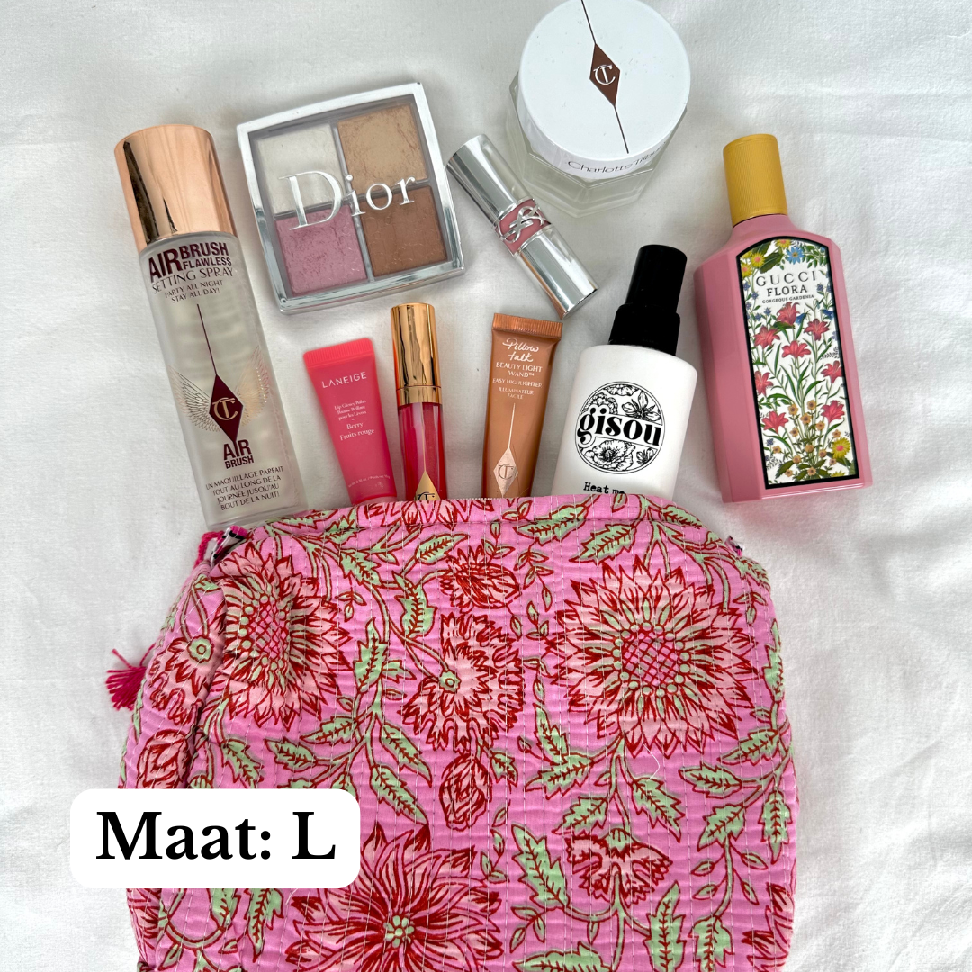 Flower travel bag