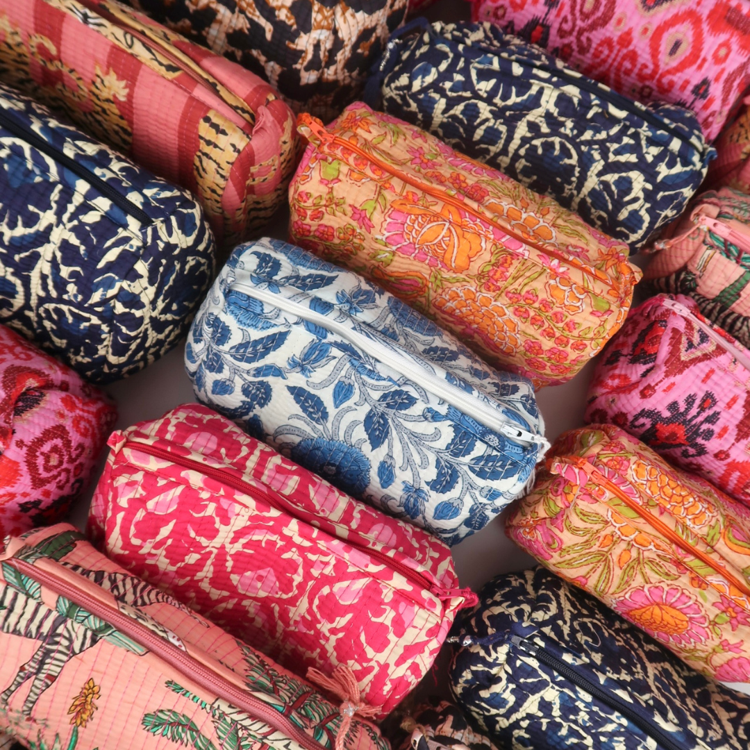 Flower travel bag
