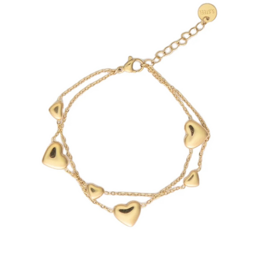 Hearts - armband
