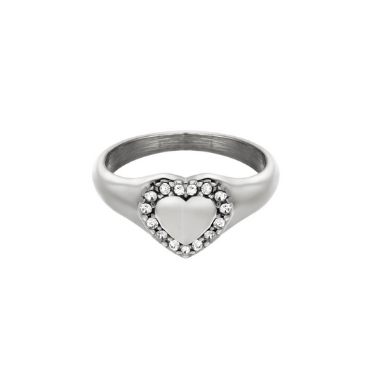 Diamond heart - ring