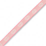 Pink smile - stoffen armbandje